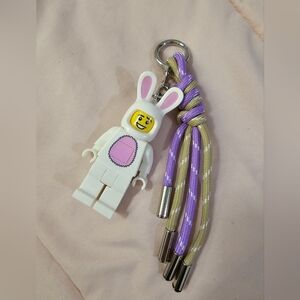 Customized LEGO Bunny Key Light/Bag Charm